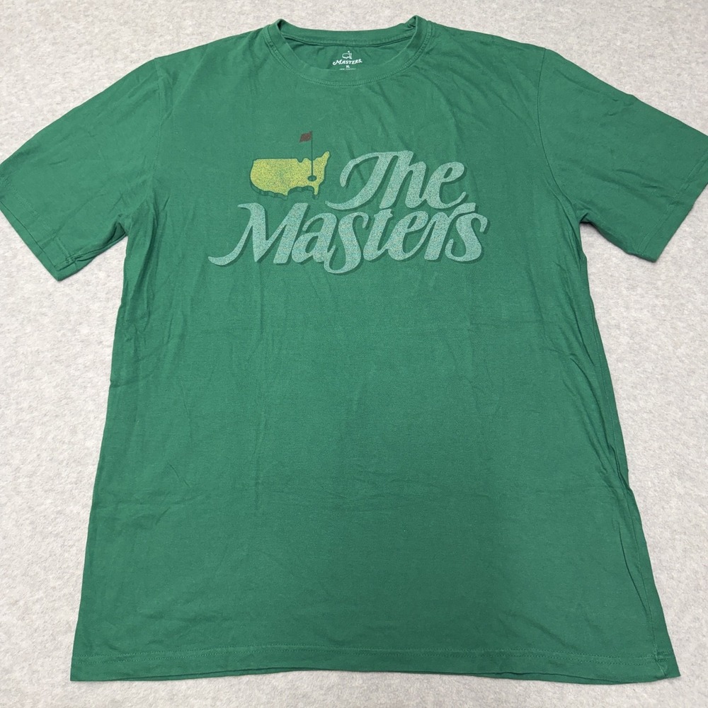 Masters Shirt Mens XL Green Golf The Masters Augusta National Graphic Cotton